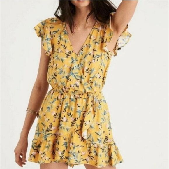 American eagle outfitters floral romper - Picture 1 of 8